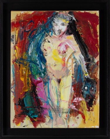 Peinture intitulée "JUDITH.    (série d…" par Cy Pavel, Œuvre d'art originale, Acrylique