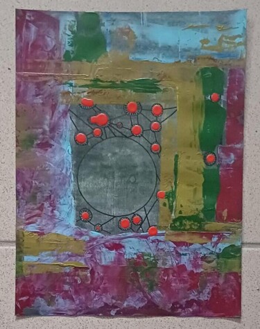「Unknown planet」というタイトルの絵画 Sebastien Vernierによって, オリジナルのアートワーク, アクリル