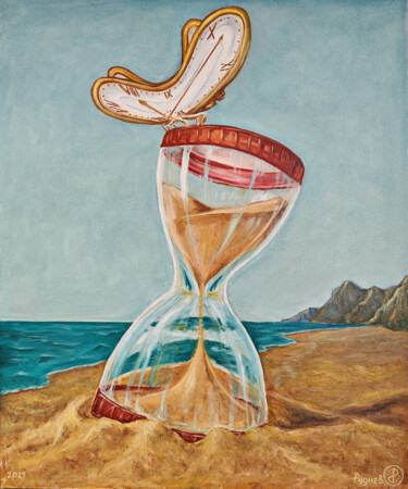 Картина под названием "Sands of time" - Konstantin Rudnev, Подлинное произведение искусства, Масло Установлен на Деревянная…