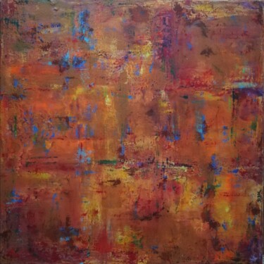 Painting titled "L'automne, série "M…" by Didier Di Martino, Original Artwork, Acrylic Mounted on Wood Stretcher frame