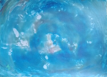 Water portal of reflection 3 Pittura intitolato "Water portal of ref…" da Ada Drescher, Opera d'arte originale, Acrilico