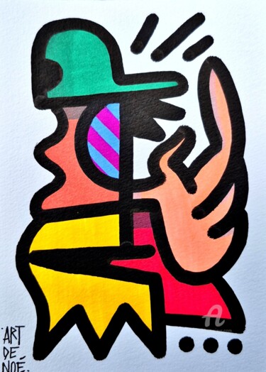 제목이 "Hand'y"인 그림 Art De Noé로, 원작, 아크릴