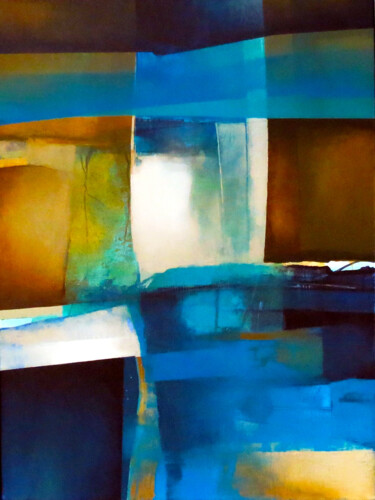 Pittura intitolato "A 2023 003" da Omar Piñol, Opera d'arte originale, Acrilico Montato su Telaio per barella in legno