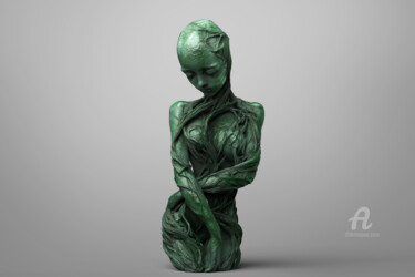 Awaiting Germination Sculpture titled "Awaiting Germination" by Mothia Bella, Original Artwork, Bronze