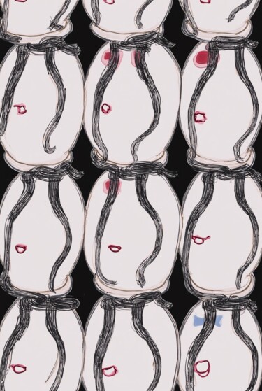 数字艺术 标题为“Body Matrix” 由Irina Egorova, 原创艺术品, 2D数字工作