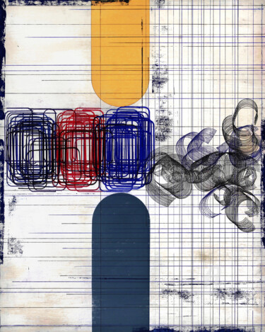 Entropy Zone 11. Dessin intitulée "Entropy Zone 11." par Petr Strnad, Œuvre d'art originale, Acrylique