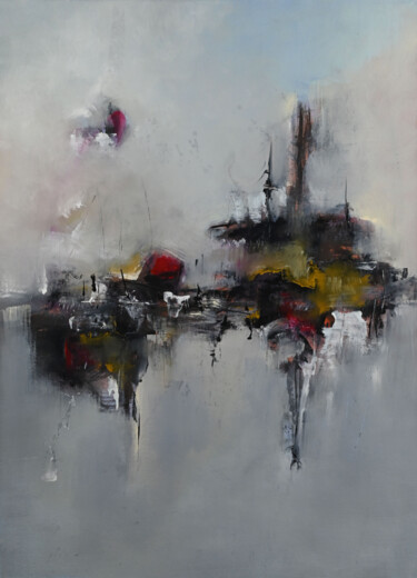 绘画 标题为“landscape_4_2025” 由Stéphane Gibert, 原创艺术品, 油