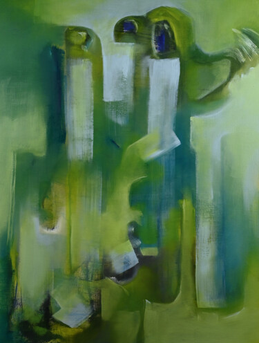 Painting titled "Sans Titre_1_2025" by Stéphane Gibert, Original Artwork, Oil