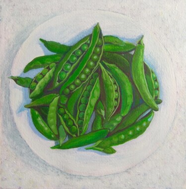 Painting titled "Fortune Plate" by Ariadna Shmidt (AriS), Original Artwork, Acrylic