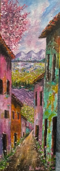 제목이 "Case di campagna"인 미술작품 Bruno Bifulco로, 원작, 아크릴