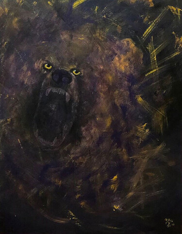 绘画 标题为“Beast” 由Dmitry Yerokhin, 原创艺术品, 丙烯