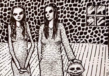 Drawing titled "-Innocence-" by Milto Sideris, Original Artwork, Marker