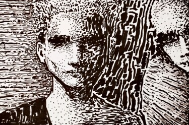 Drawing titled "Prison" by Milto Sideris, Original Artwork, Marker