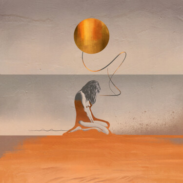 Arte digitale intitolato "Under the Sun #1" da Anna Shee, Opera d'arte originale, Pittura digitale
