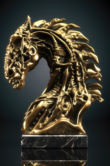 Equus Γλυπτική με τίτλο "Equus" από Krzysztof Plonka, Αυθεντικά έργα τέχνης, Μπρούντζος