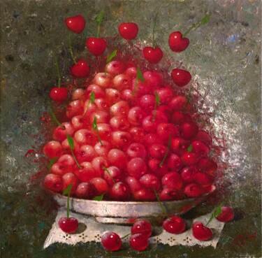 When the home ... is full of plenty 绘画 标题为“When the home ... i…” 由Svetlana Petruša, 原创艺术品, 油 安装在木质担架架上
