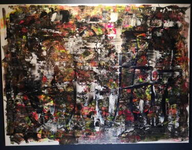 "L'imagination" başlıklı Tablo Gael Doss tarafından, Orijinal sanat, Akrilik Ahşap Sedye çerçevesi üzerine monte edilmiş