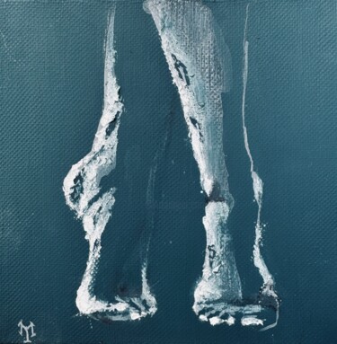 Pittura intitolato "Tiptoe" da Iuliia Marinchenko, Opera d'arte originale, Acrilico