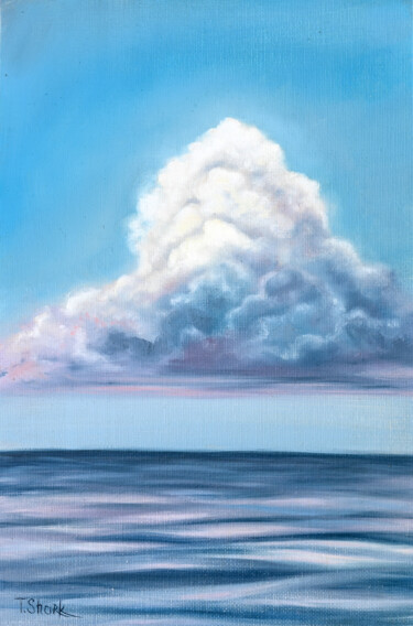 제목이 "Seascape#27"인 미술작품 Tanya Shark로, 원작, 기름