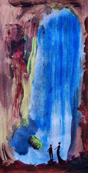 Malarstwo zatytułowany „More bored tourists…” autorstwa Milto Sideris, Oryginalna praca, Akryl