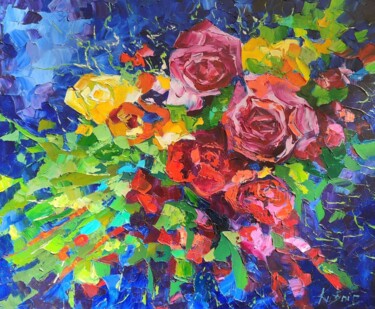 Pintura intitulada "Untitled" por Olga Kushnir, Obras de arte originais, Óleo