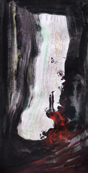 Malarstwo zatytułowany „More bored tourists…” autorstwa Milto Sideris, Oryginalna praca, Akryl