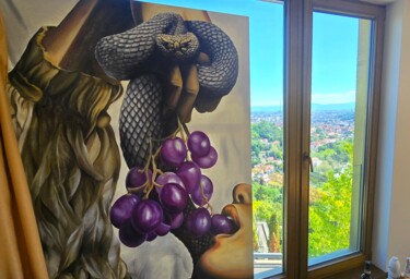 Painting titled "work" by Kambo K, Original Artwork, Acrylic