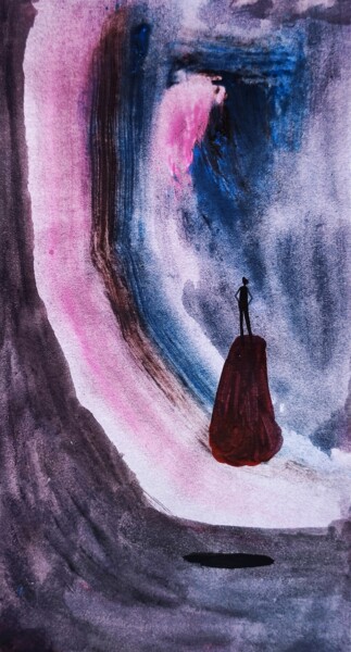 Ζωγραφική με τίτλο "More bored tourists…" από Milto Sideris, Αυθεντικά έργα τέχνης, Ακρυλικό