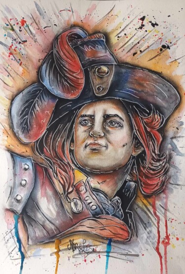绘画 标题为“Jean Bart III” 由Norel, 原创艺术品, 水彩