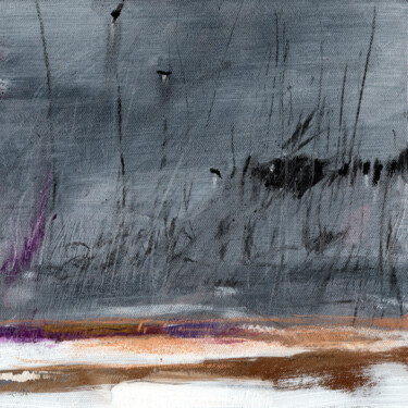#347, "Taprobana", 25x25 cm acrylique sur toile 제목이 "#347, "Taprobana",…"인 미술작품 Michel Debray로, 원작, 아크릴 판지에 장착됨