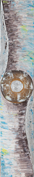 Pittura intitolato "Brassage" da Thierry Delbarre, Opera d'arte originale, Acrilico Montato su Telaio per barella in legno
