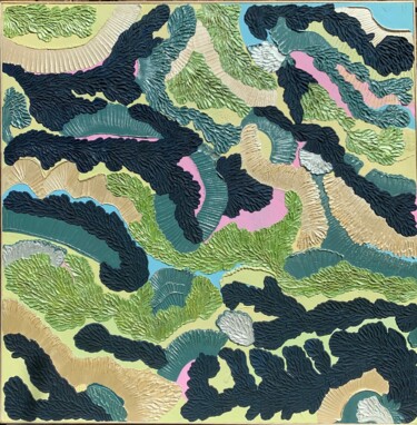 Deep in Ayawaska 雕塑 标题为“Deep in Ayawaska” 由Evgenia Yunak, 原创艺术品, 丙烯 安装在木质担架架上