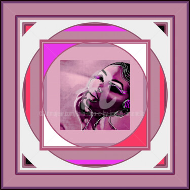제목이 "FOULARD ARTISTICI I…"인 섬유 예술 Laila Lago & C. By Iannilli Antonella로, 원작, 섬유 섬유