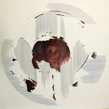 图画 标题为“cercle n°3” 由Vincent Servoz, 原创艺术品, 圆珠笔 安装在纸板上