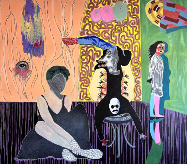 绘画 标题为“IN BETWEEN BREATHS” 由Maria Lapteva, 原创艺术品, 油