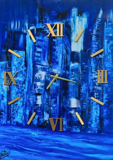 NewYork Watch ALU , déclinaison sur support dibond 3mm Design intitulée "NewYork Watch ALU ,…" par Nathalie Fernandes (Natys), Œuvre d'art originale, Bijoux