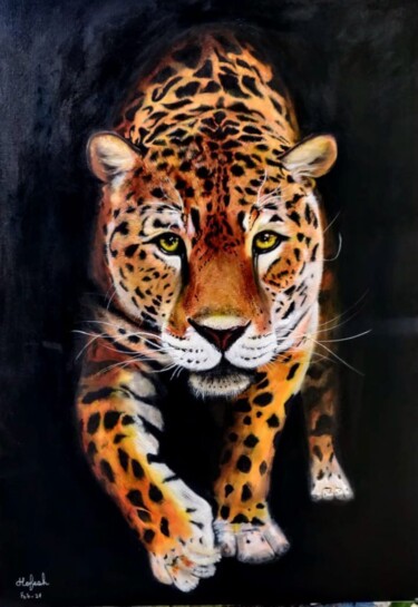 "Untitled" başlıklı Tablo Hofit Gelb tarafından, Orijinal sanat, Petrol