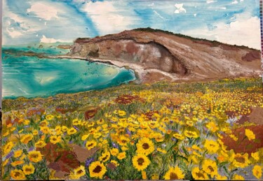 "Untitled" başlıklı Tablo Hofit Gelb tarafından, Orijinal sanat, Petrol