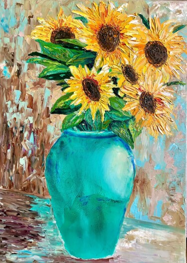 "Untitled" başlıklı Tablo Hofit Gelb tarafından, Orijinal sanat, Petrol