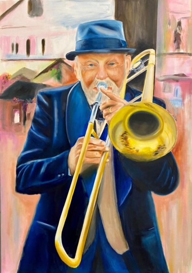 "Untitled" başlıklı Tablo Hofit Gelb tarafından, Orijinal sanat, Petrol