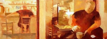 Картина под названием "Untitled" - Motti Shoval, Подлинное произведение искусства, Масло