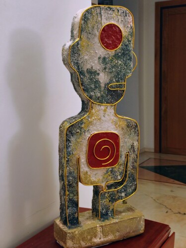 Sculptuur getiteld "Daimon" door Luigi Fazio (Fazio's Concepts), Origineel Kunstwerk, Hars