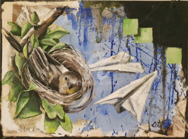 StillLife40x30-007 绘画 标题为“StillLife40x30-007” 由Devis Ponzellini, 原创艺术品, 油 安装在木板上