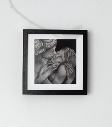 Σχέδιο με τίτλο "The Eternal Embrace" από Navika Mahajan, Αυθεντικά έργα τέχνης, Γραφίτης