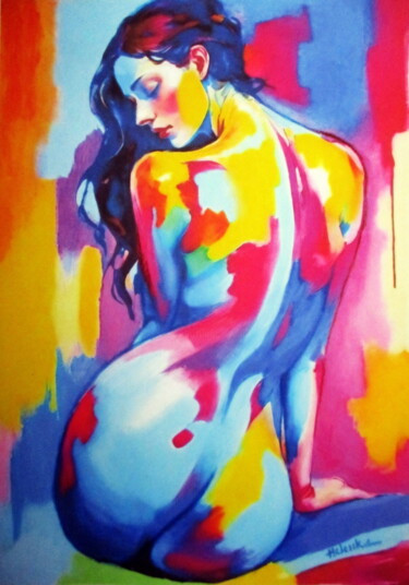 "Body of Light" Schilderij getiteld ""Body of Light"" door Helena Wierzbicki, Origineel Kunstwerk, Acryl