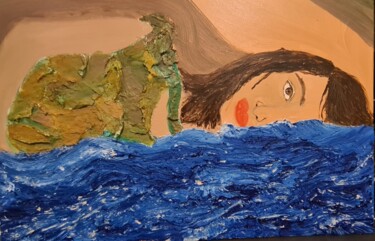 绘画 标题为“Fühlung” 由Acrylix E., 原创艺术品, 丙烯 安装在木板上