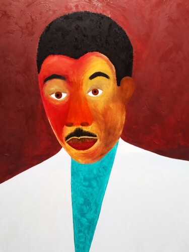 Painting titled "J BALDWIN 1953" by Jmsbell, Original Artwork, Oil