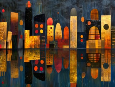 Arte digitale intitolato "Reflections" da Amanda Moore, Opera d'arte originale, Lavoro digitale 2D