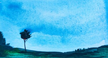 「Steam tree」というタイトルの絵画 Milto Siderisによって, オリジナルのアートワーク, アクリル