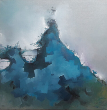 绘画 标题为“Contre Jour” 由Stéphane Gibert, 原创艺术品, 油 安装在木质担架架上